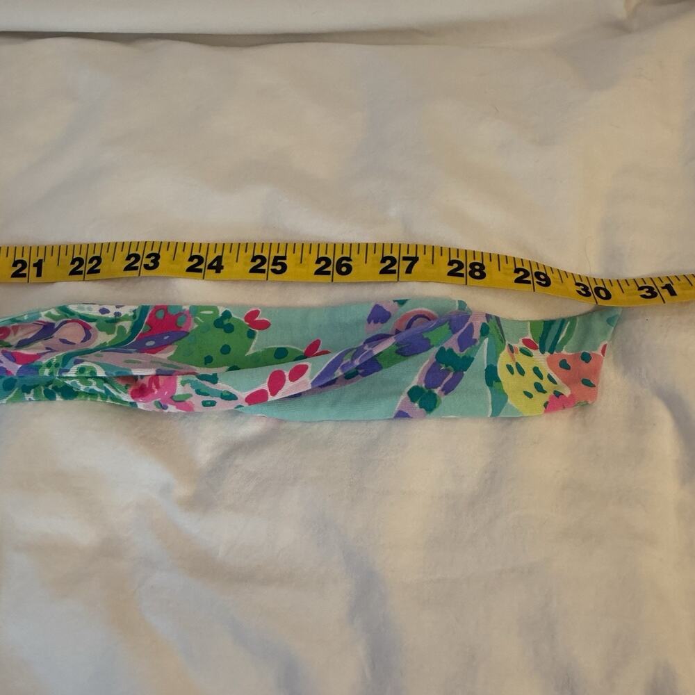 Lilly Pulitzer Womens Rivera Romper Sz S Smocked Tie Dress Skorts Beach Tropical - Picture 8 of 9